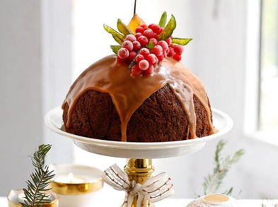 Pudding de Navidad británico en versión vegana
