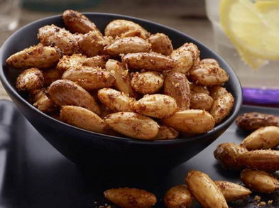 Almendras especiadas, snack para Navidad