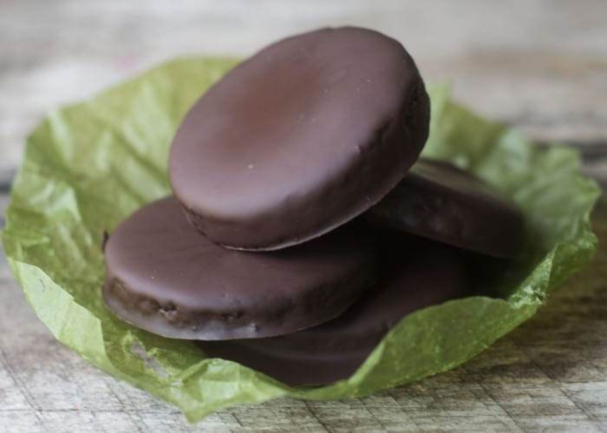 Galletas de chocolate y menta