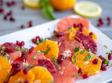 Ensalada de cítricos, receta paso a paso