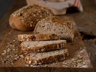 Pan integral con semillas, receta saludable