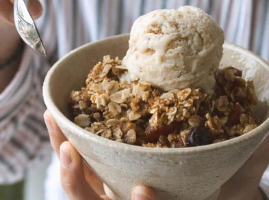 Helado vegano de avena ¡súper delicioso!