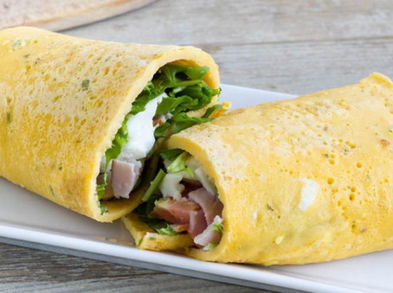Wrap bajo en carbohidratos para empezar el día