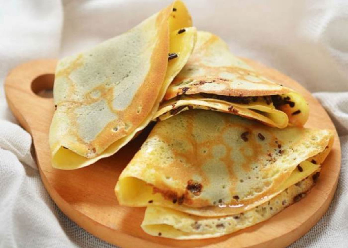 Plato con crepas fit