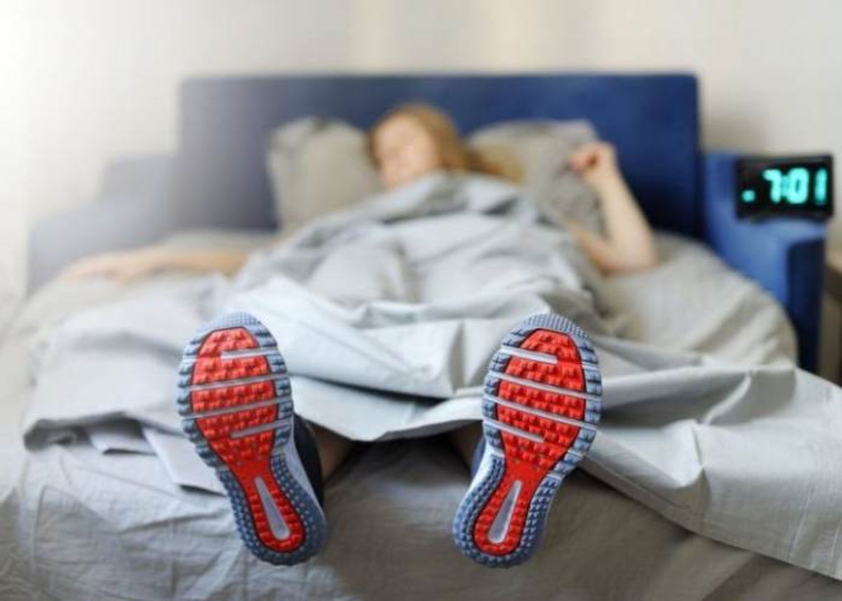 Deportista dormido