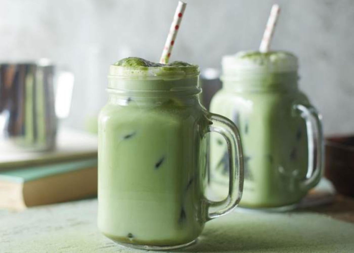Leche con menta