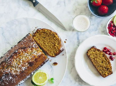 Pan de limón con harina de espelta