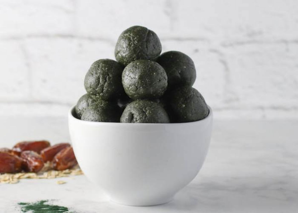 Trufas de espirulina