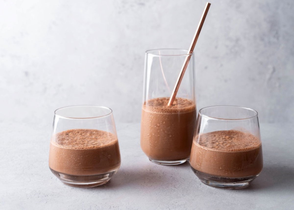 Batido frijoles y chocolate