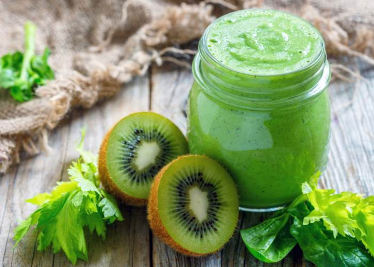 Batido kéfir y kiwi