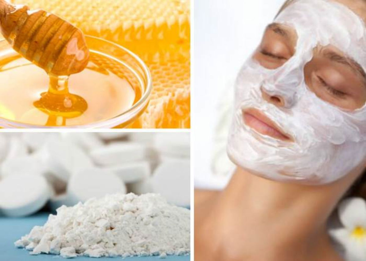 Exfoliante aspirina y miel