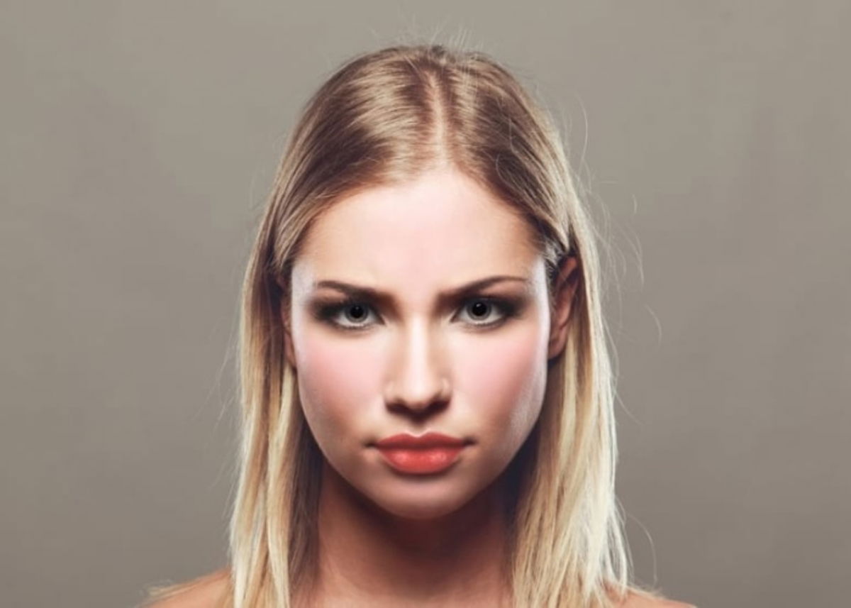 Mujer cabello desintoxicar