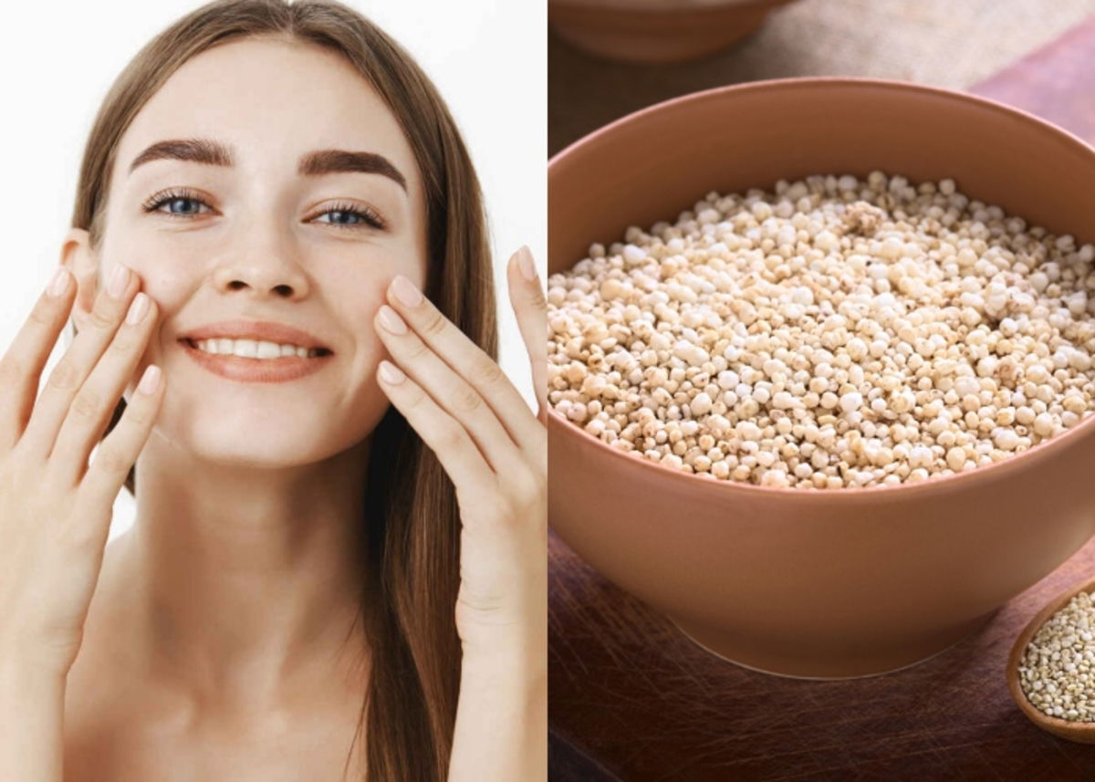 Mujer y quinoa