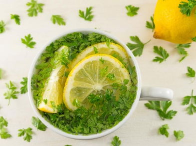 ¿Para qué sirve la infusión de cilantro y limón?