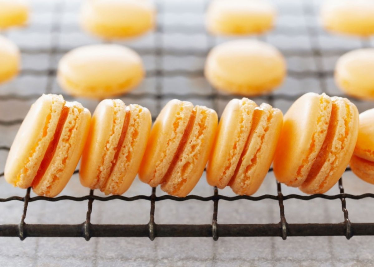 Macarons naranja y limón