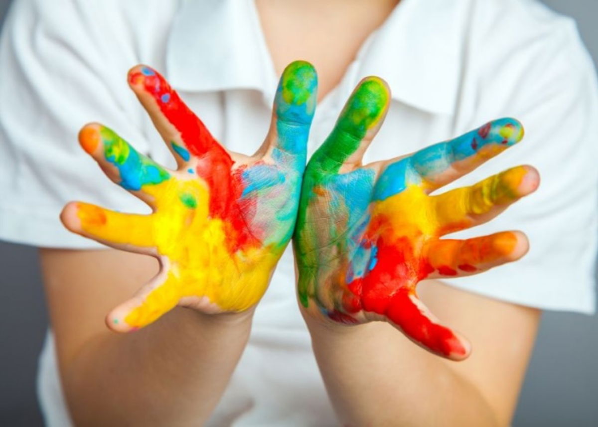 Manos pintadas