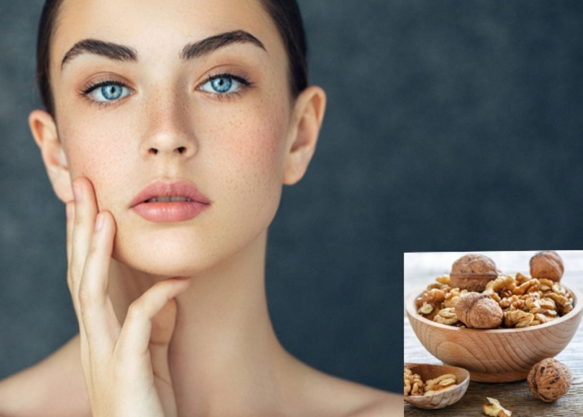 Mujer y nueces