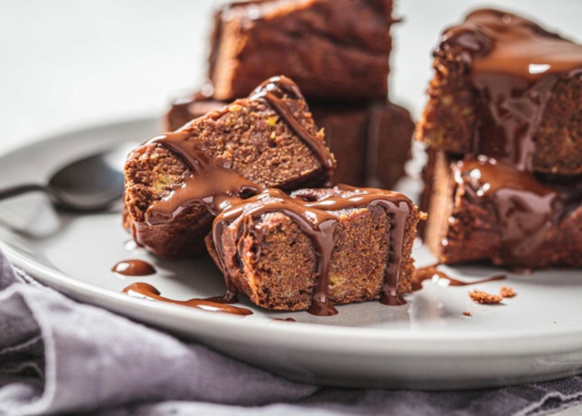 Brownies veganos de chocolate