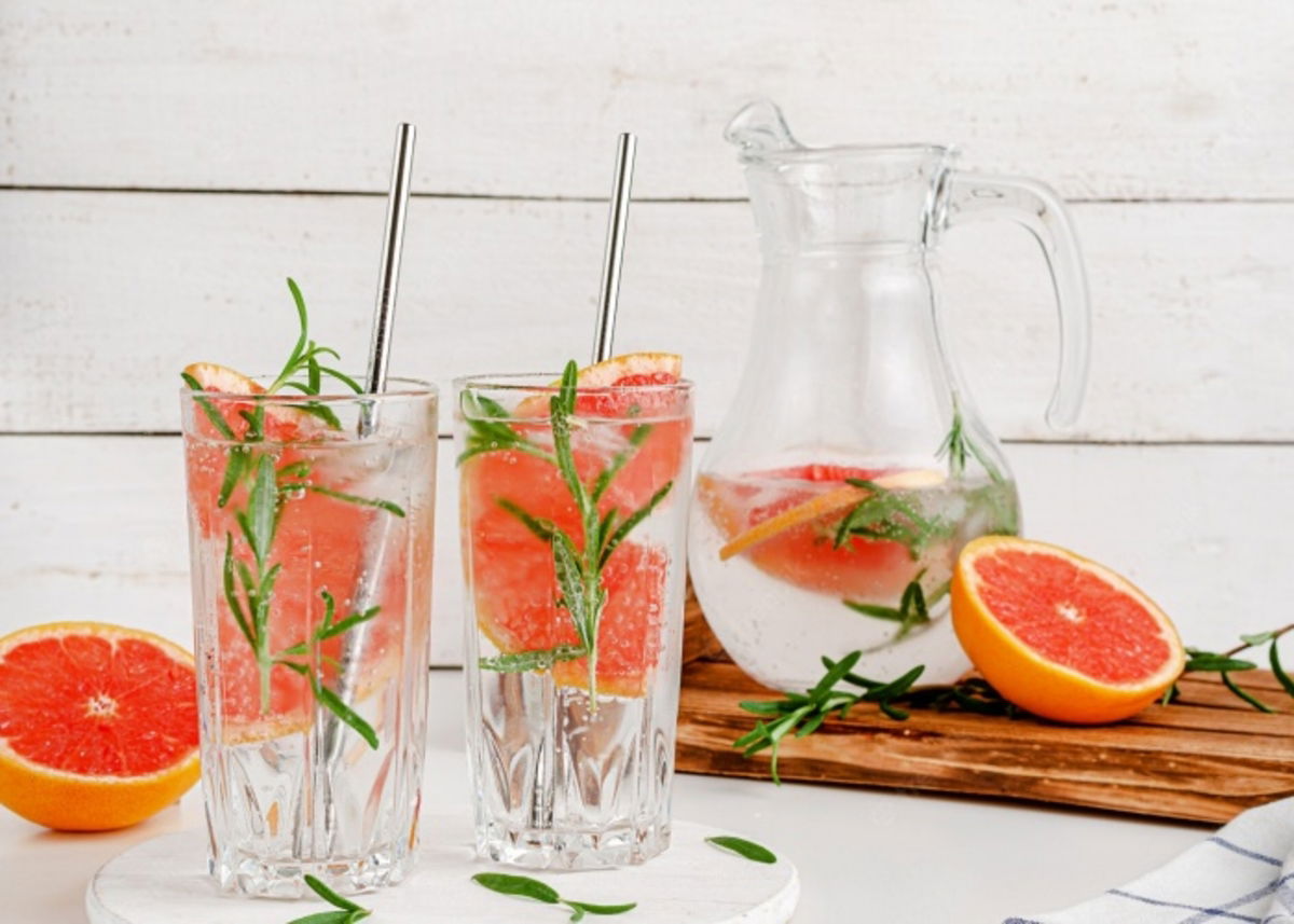 Infusión pomelo romero