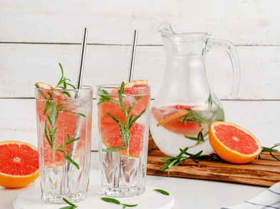 Receta de infusión de pomelo y romero