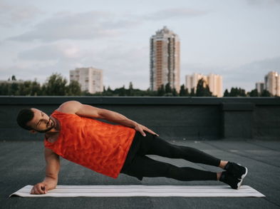 Plancha copenhague para trabajar el abdomen