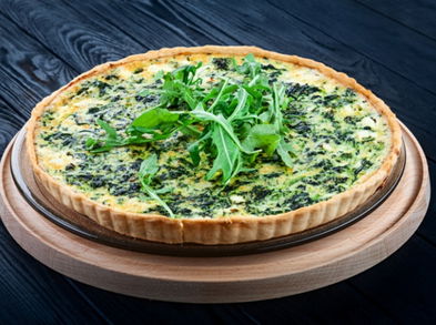 Quiche de lechuga, receta paso a paso