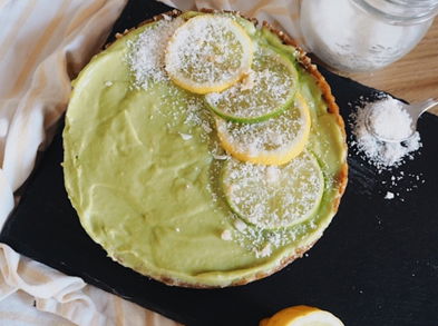 Receta crudivegana de tarta de limón