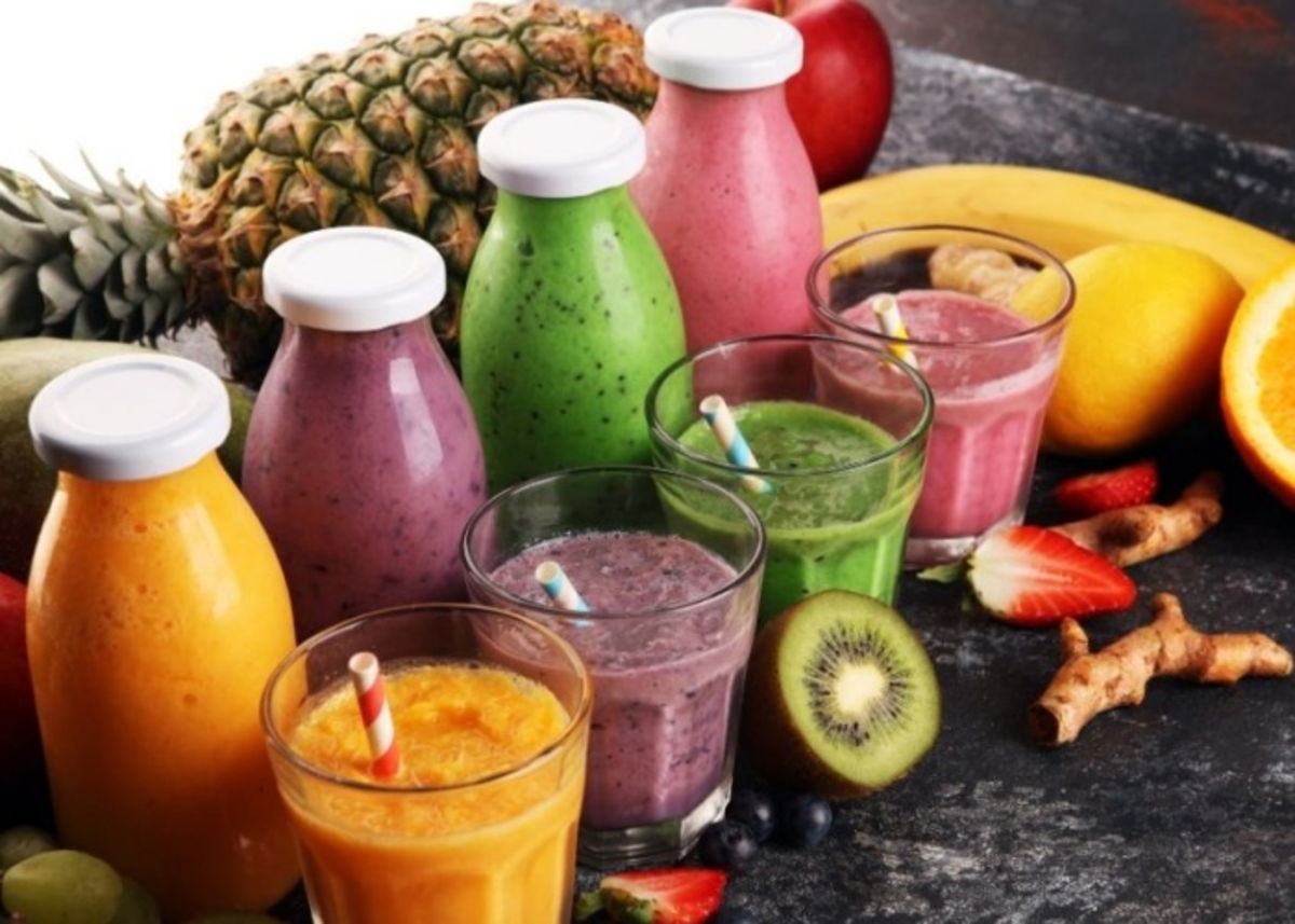 Bebidas frutas y vegetales