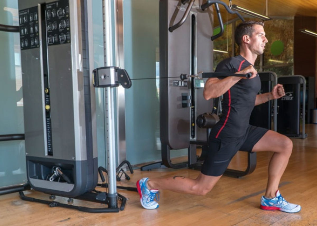 Ejercitar máquina poleas