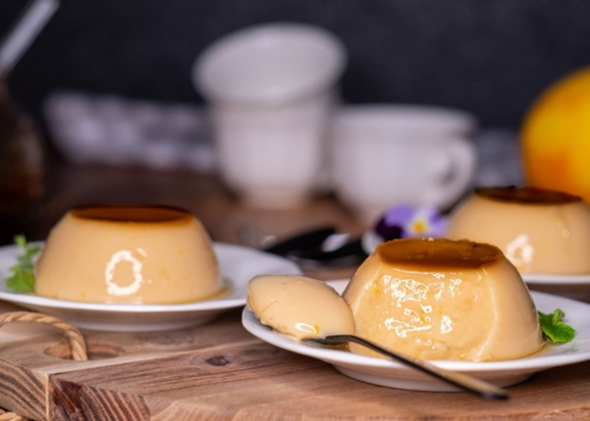 Flan vegano