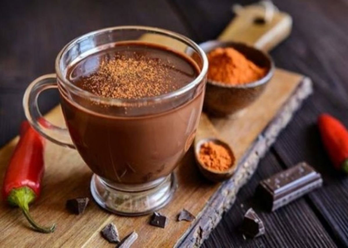 Bebida chocolate con chile