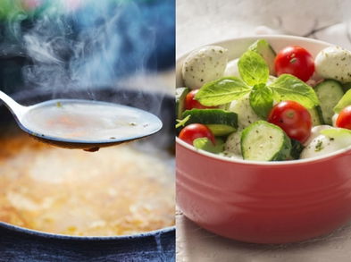 ¿Qué es más saludable, la comida caliente o la comida fría?